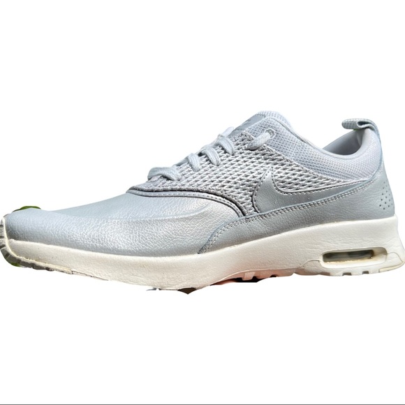 Nike Air Max Thea Premium Metallic Platinum Muted Silver Size 10 Sneaker - Picture 7 of 11